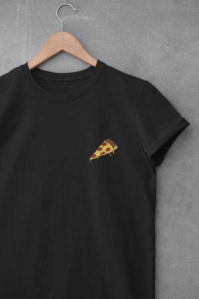 Love Pizza Minimal Women Half Sleeves T-shirt- FunkyTeesClub