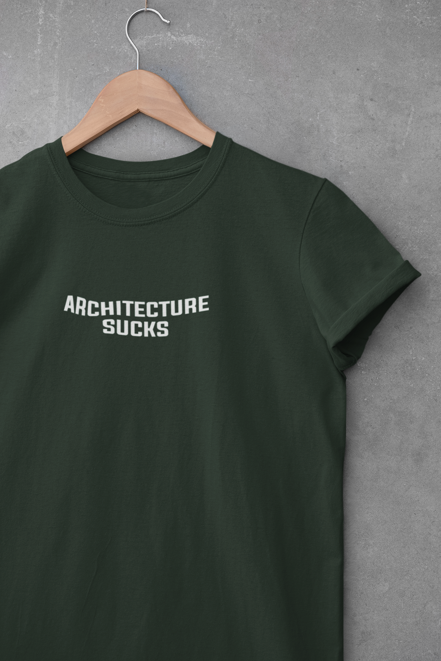Architecture Sucks Architect Profession Mens Half Sleeves T-shirt- FunkyTeesClub