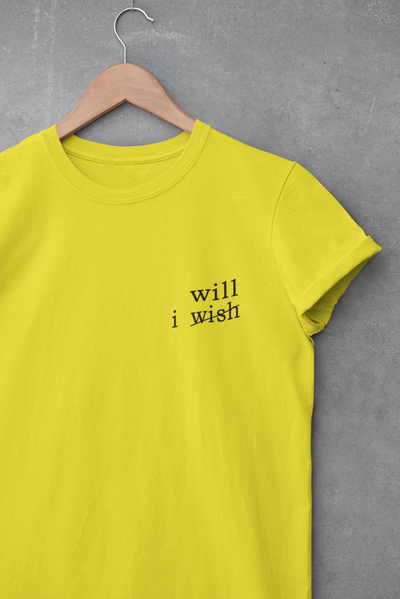 I wish I will Minimal Mens Half Sleeves T-shirt- FunkyTeesClub