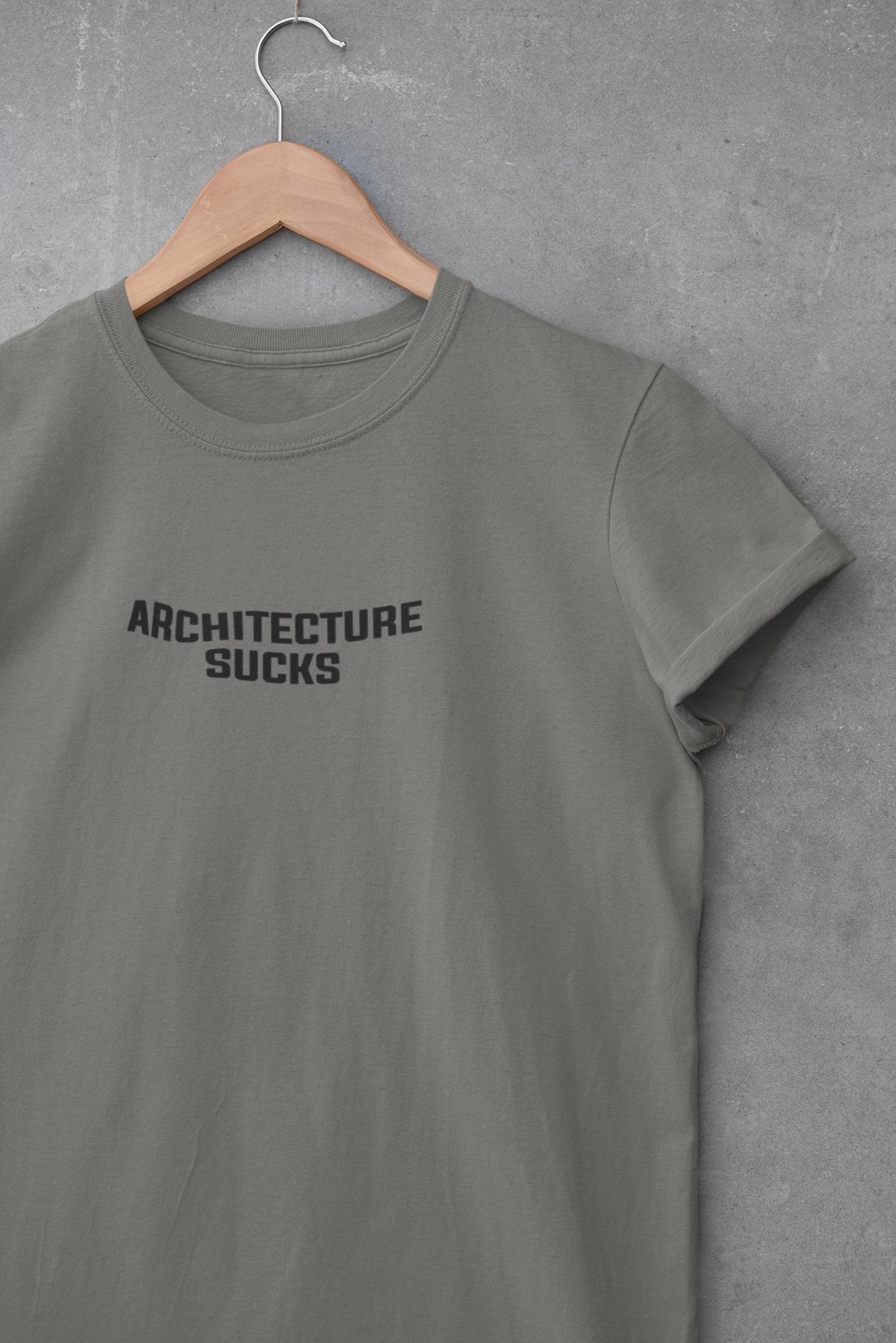 Architecture Sucks Architect Profession Mens Half Sleeves T-shirt- FunkyTeesClub