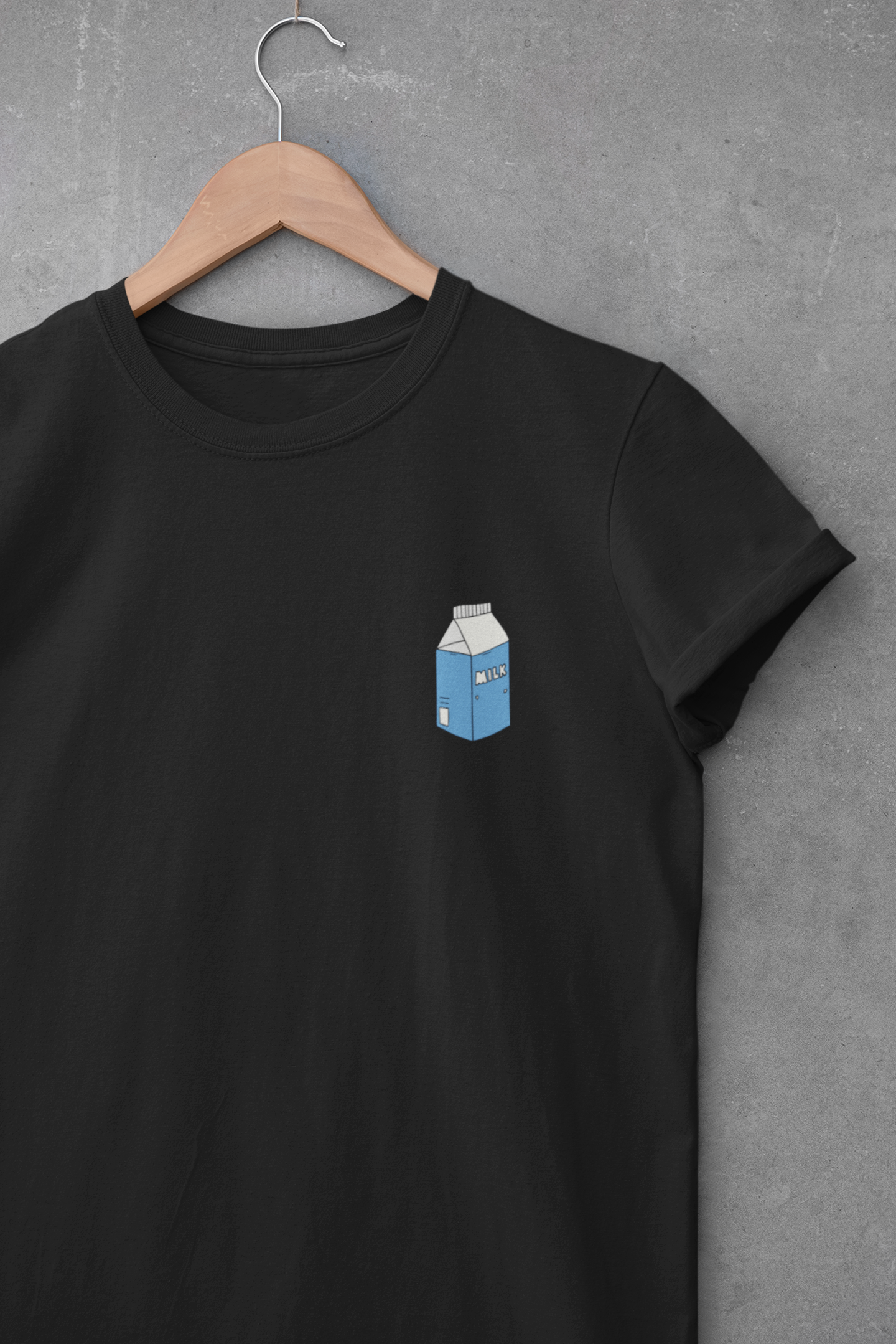 Milk Box Minimal Mens Half Sleeves T-shirt- FunkyTeesClub