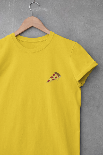 Love Pizza Minimal Women Half Sleeves T-shirt- FunkyTeesClub