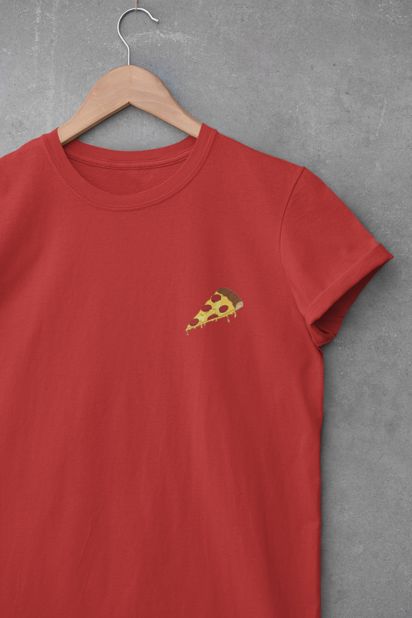 Love Pizza Minimal Women Half Sleeves T-shirt- FunkyTeesClub