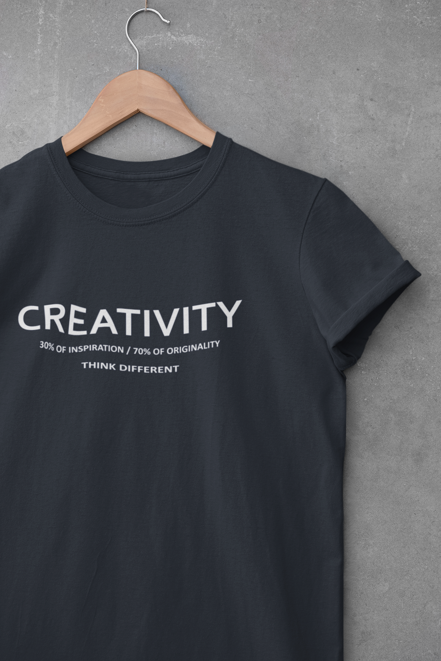 Creativity Quotes Mens Half Sleeves T-shirt- FunkyTeesClub
