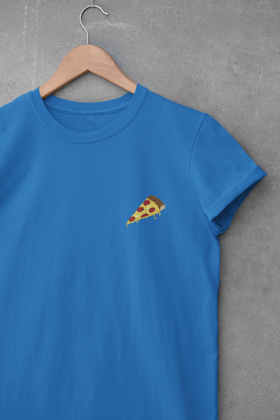 Love Pizza Minimal Mens Half Sleeves T-shirt- FunkyTeesClub