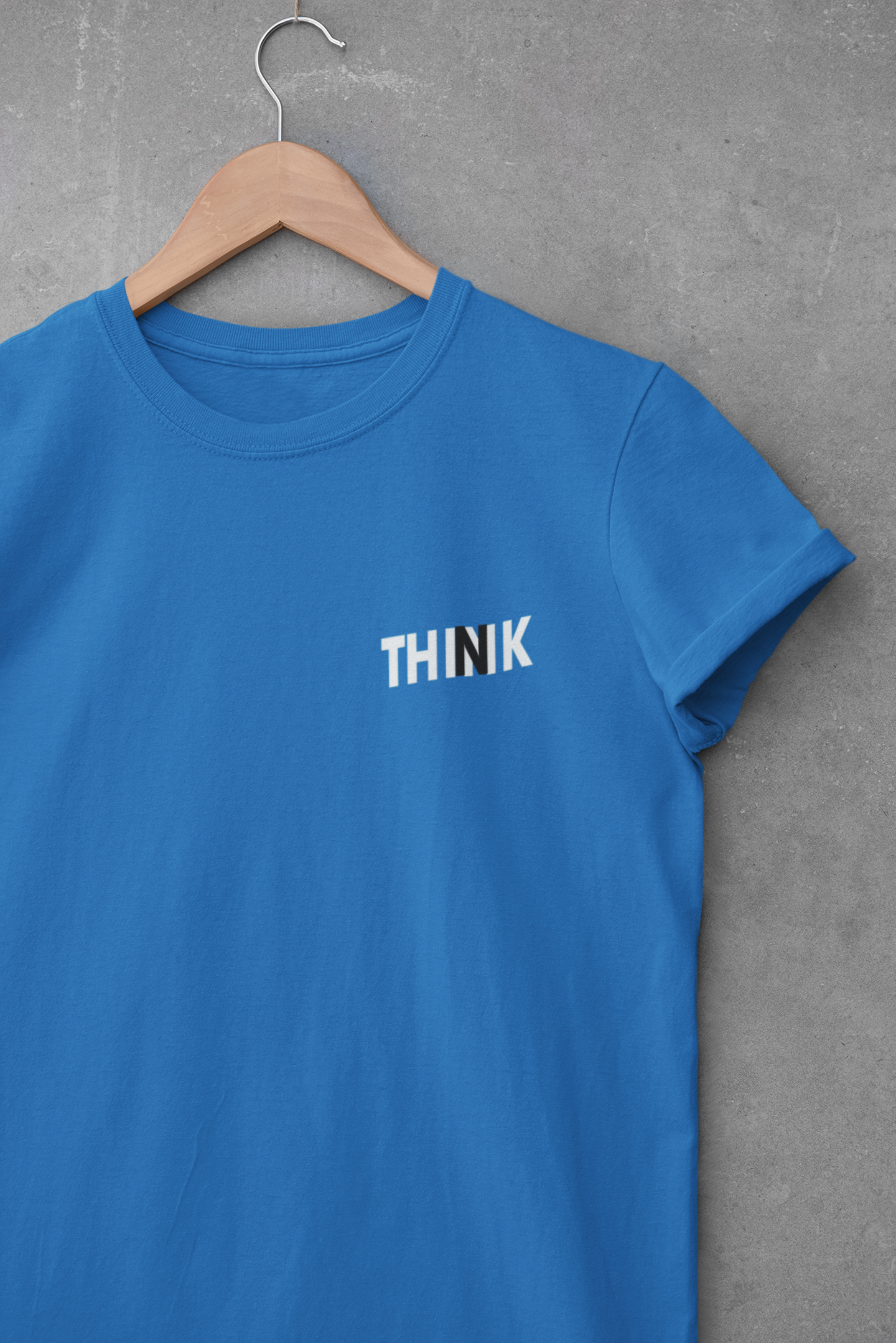 Think Minimal Women Half Sleeves T-shirt- FunkyTeesClub