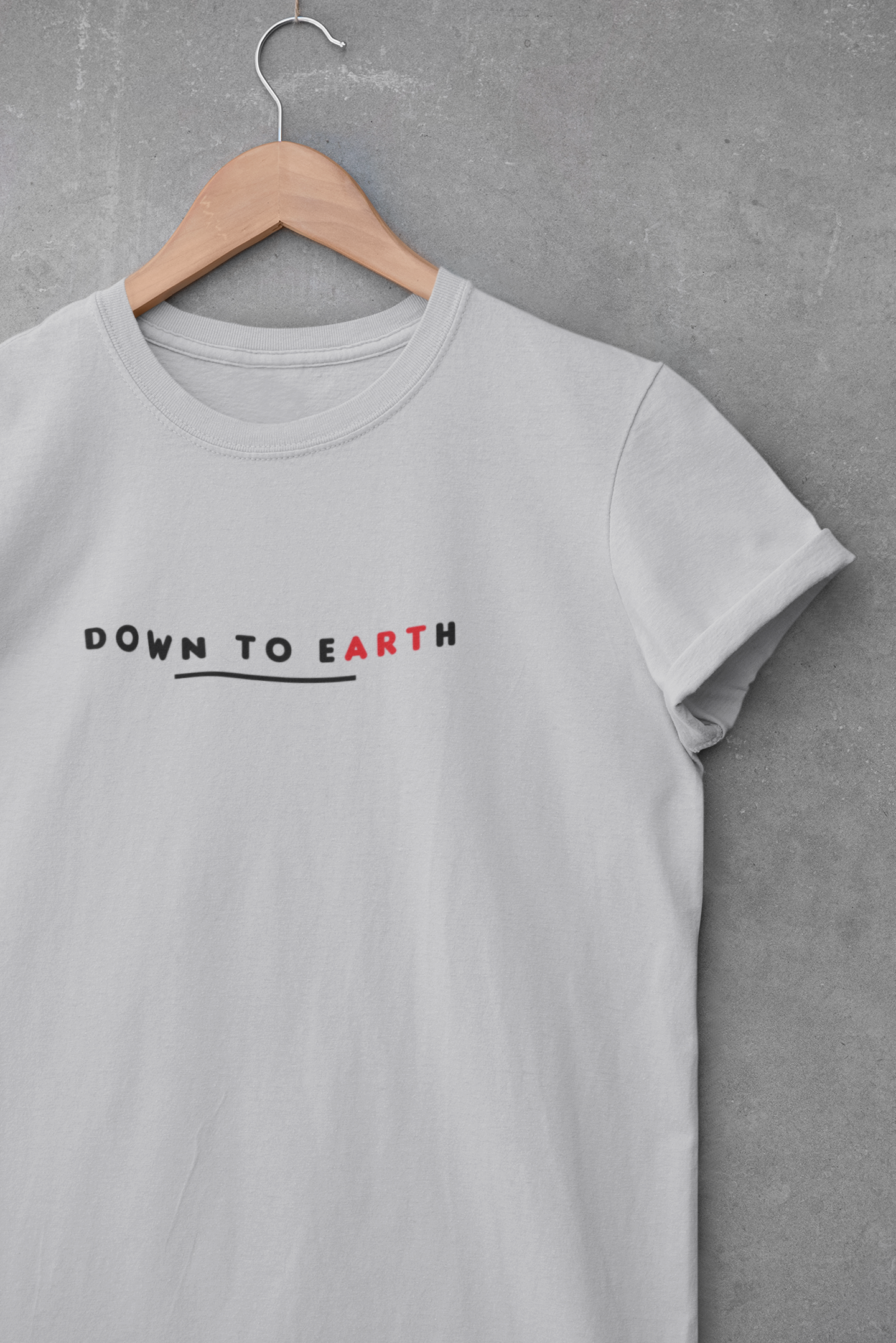 Down To Earth Quotes Women Half Sleeves T-shirt- FunkyTeesClub