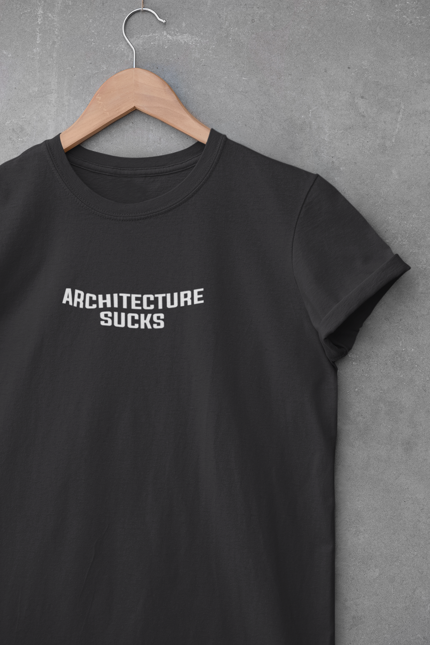 Architecture Sucks Architect Profession Mens Half Sleeves T-shirt- FunkyTeesClub