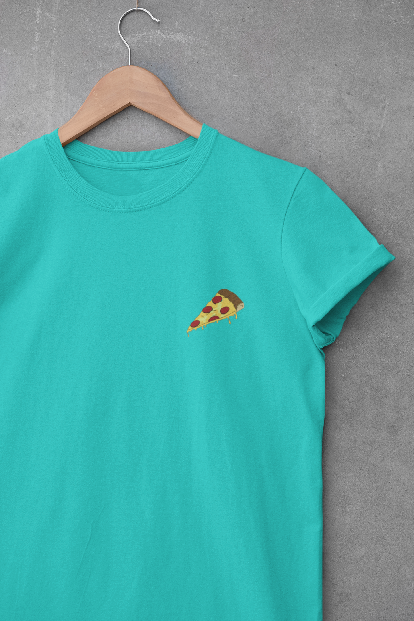 Love Pizza Minimal Women Half Sleeves T-shirt- FunkyTeesClub