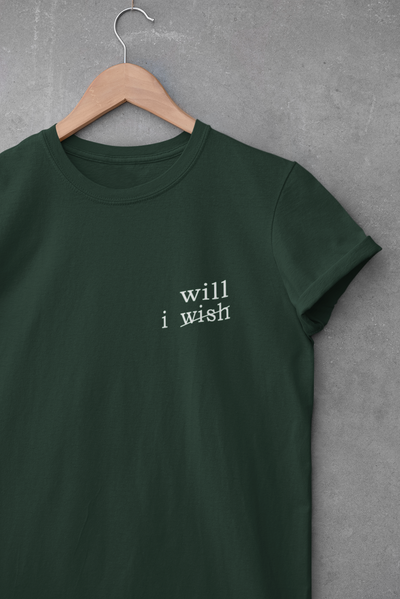 I wish I will Minimal Mens Half Sleeves T-shirt- FunkyTeesClub