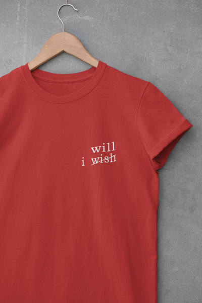 I wish I will Minimal Mens Half Sleeves T-shirt- FunkyTeesClub