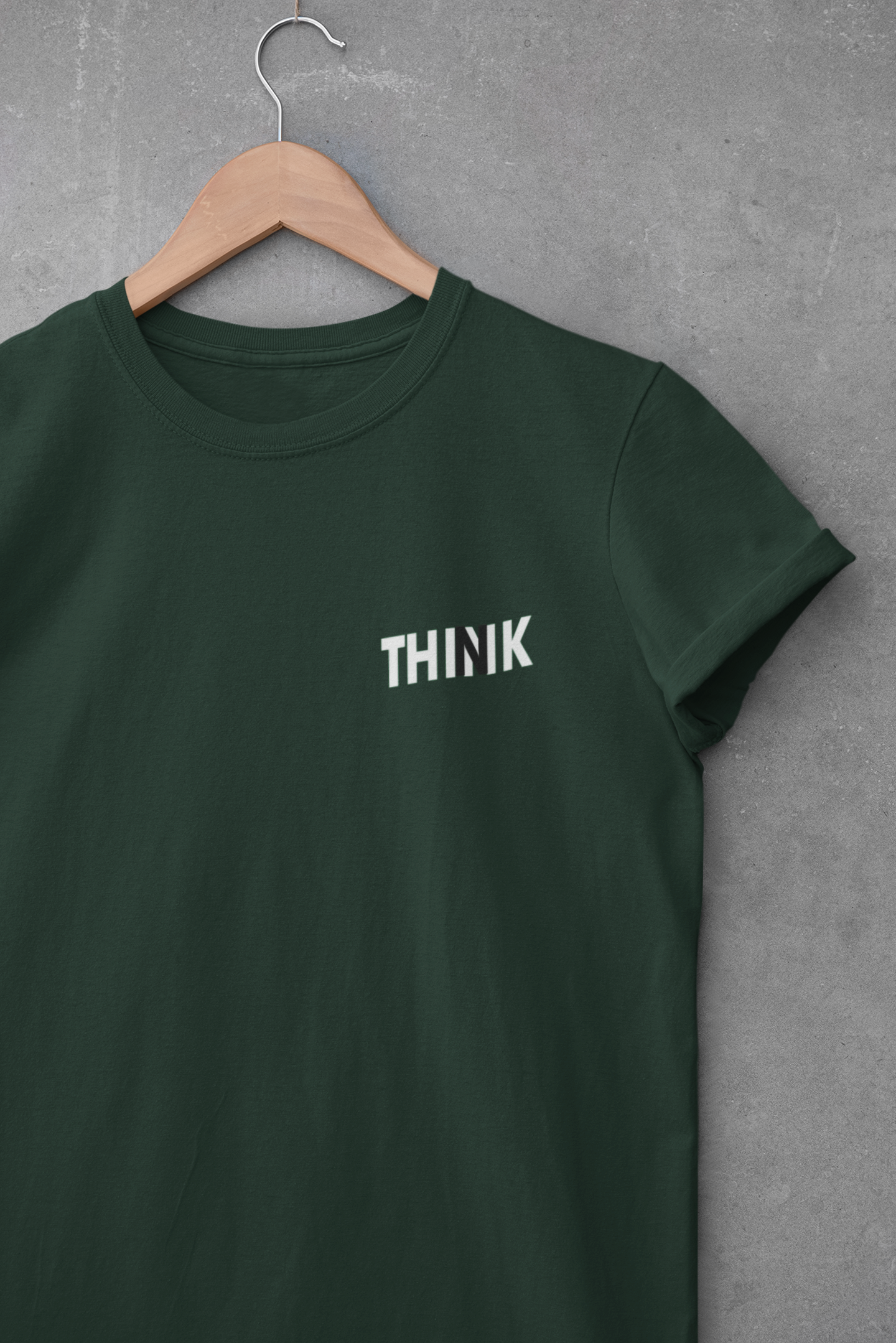 Think Minimal Women Half Sleeves T-shirt- FunkyTeesClub