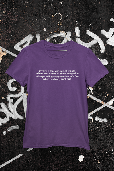 My Life Is That Eposide of Friends Women Half Sleeves T-shirt- FunkyTeesClub