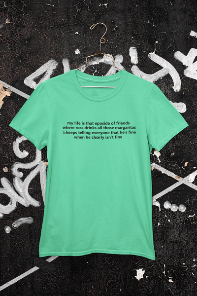 My Life Is That Eposide of Friends Mens Half Sleeves T-shirt- FunkyTeesClub