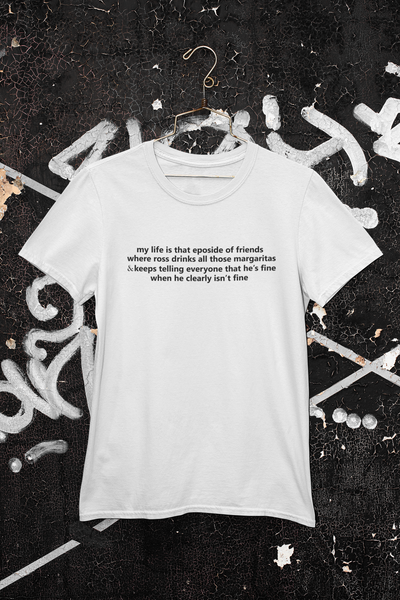 My Life Is That Eposide of Friends Women Half Sleeves T-shirt- FunkyTeesClub