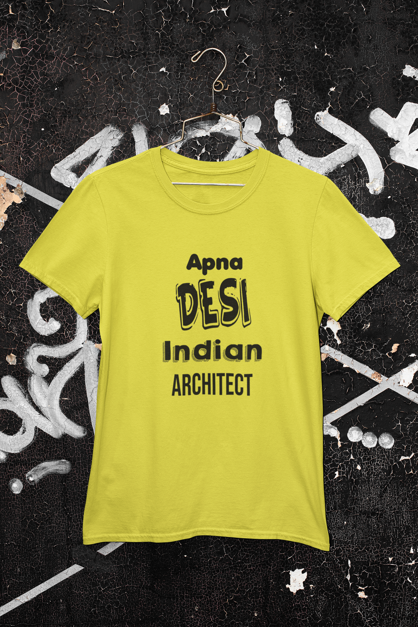 Apna Desi Indian Architect Profession Women Half Sleeves T-shirt- FunkyTeesClub