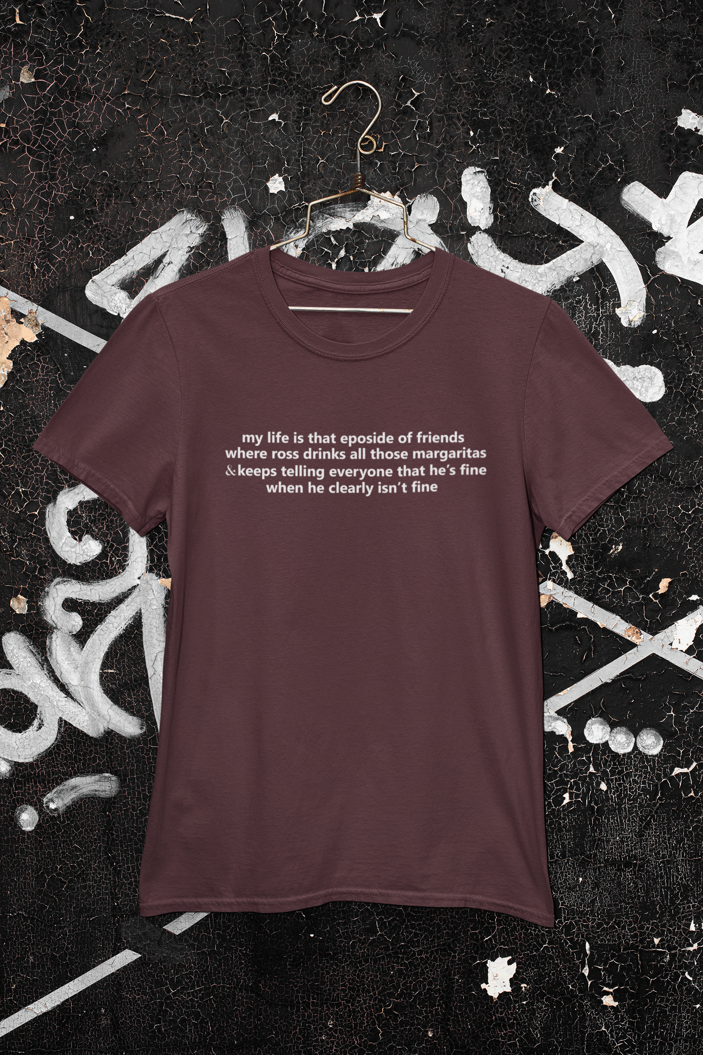 My Life Is That Eposide of Friends Women Half Sleeves T-shirt- FunkyTeesClub