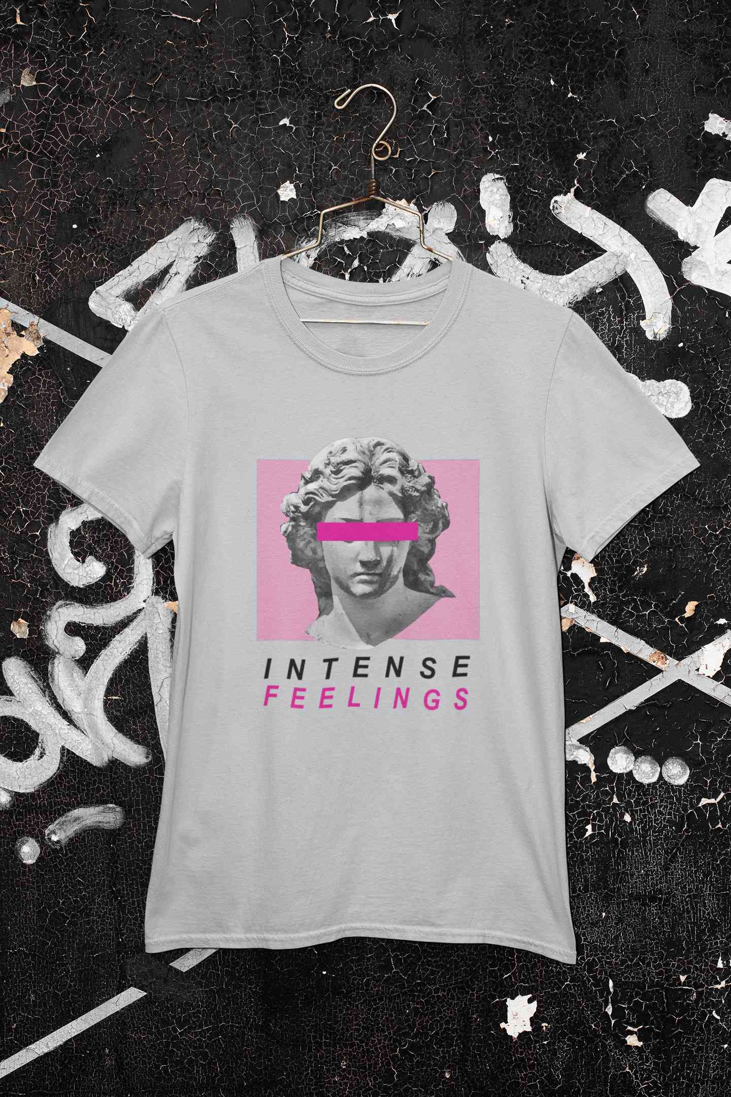Intense Feelings Women Half Sleeves T-shirt- FunkyTeesClub