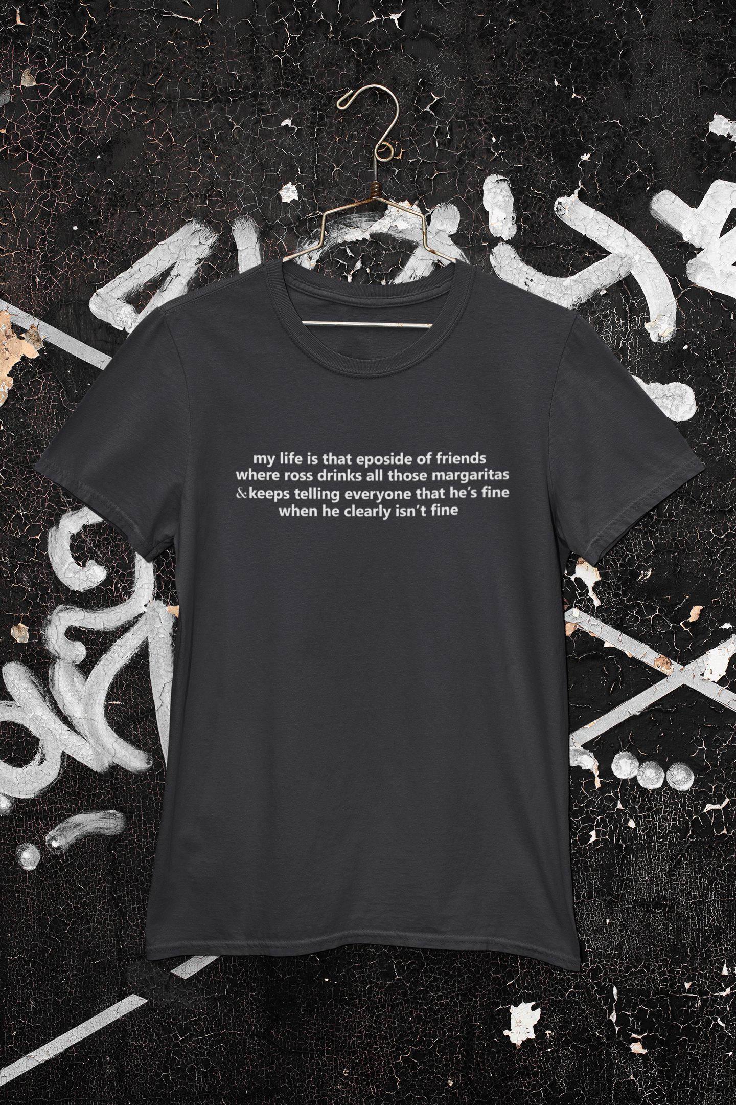 My Life Is That Eposide of Friends Women Half Sleeves T-shirt- FunkyTeesClub