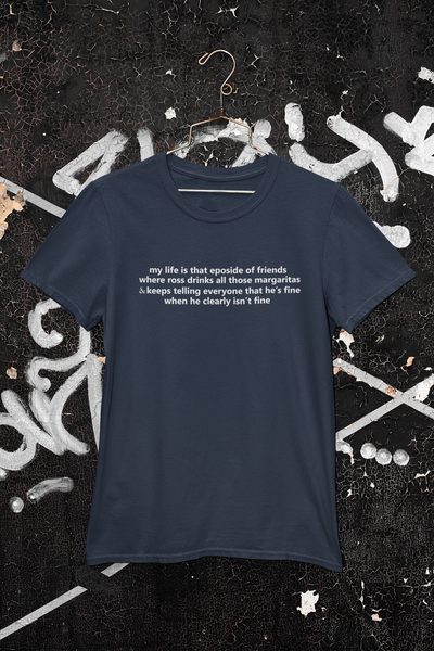 My Life Is That Eposide of Friends Women Half Sleeves T-shirt- FunkyTeesClub
