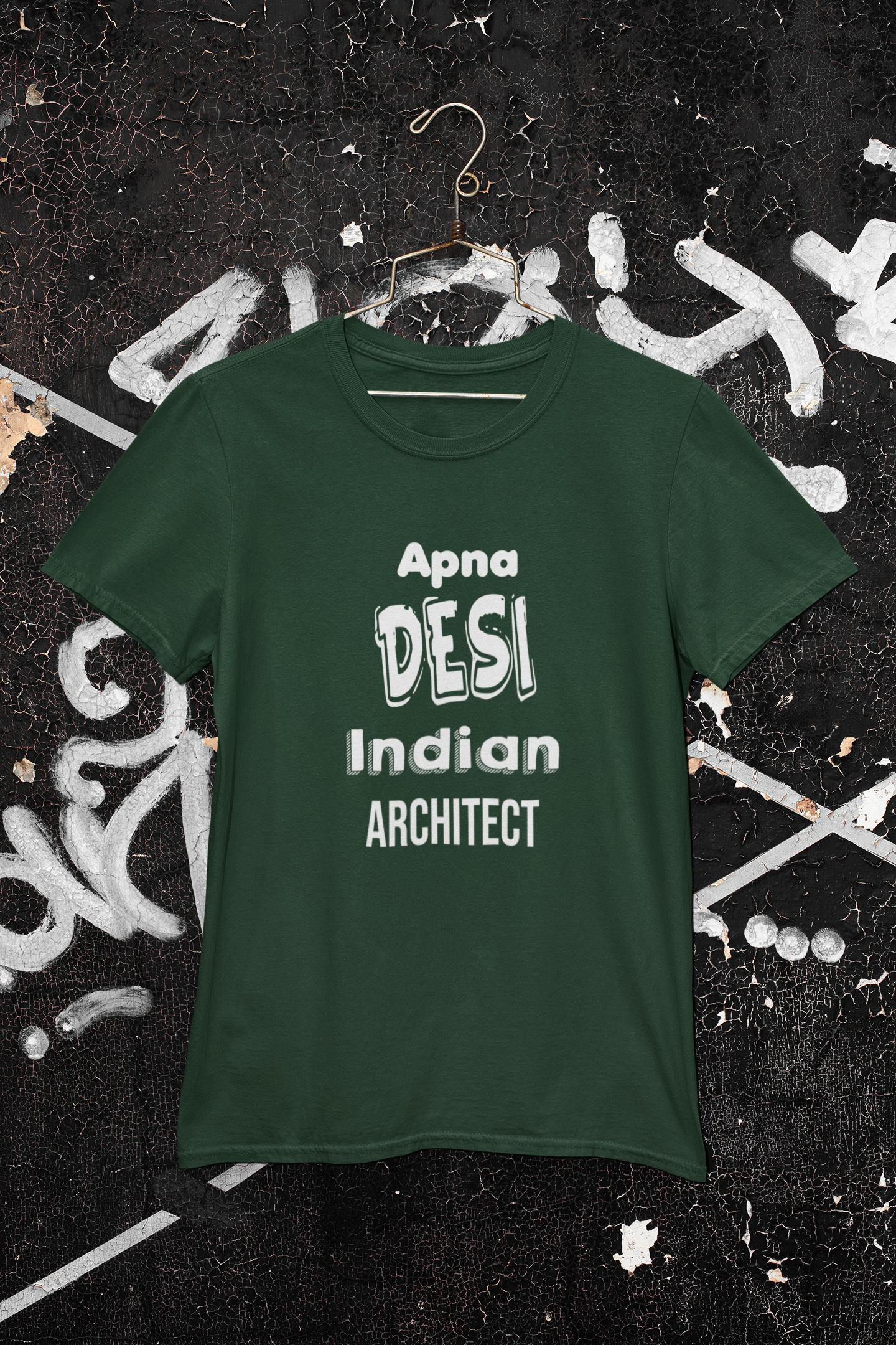 Apna Desi Indian Architect Profession Women Half Sleeves T-shirt- FunkyTeesClub
