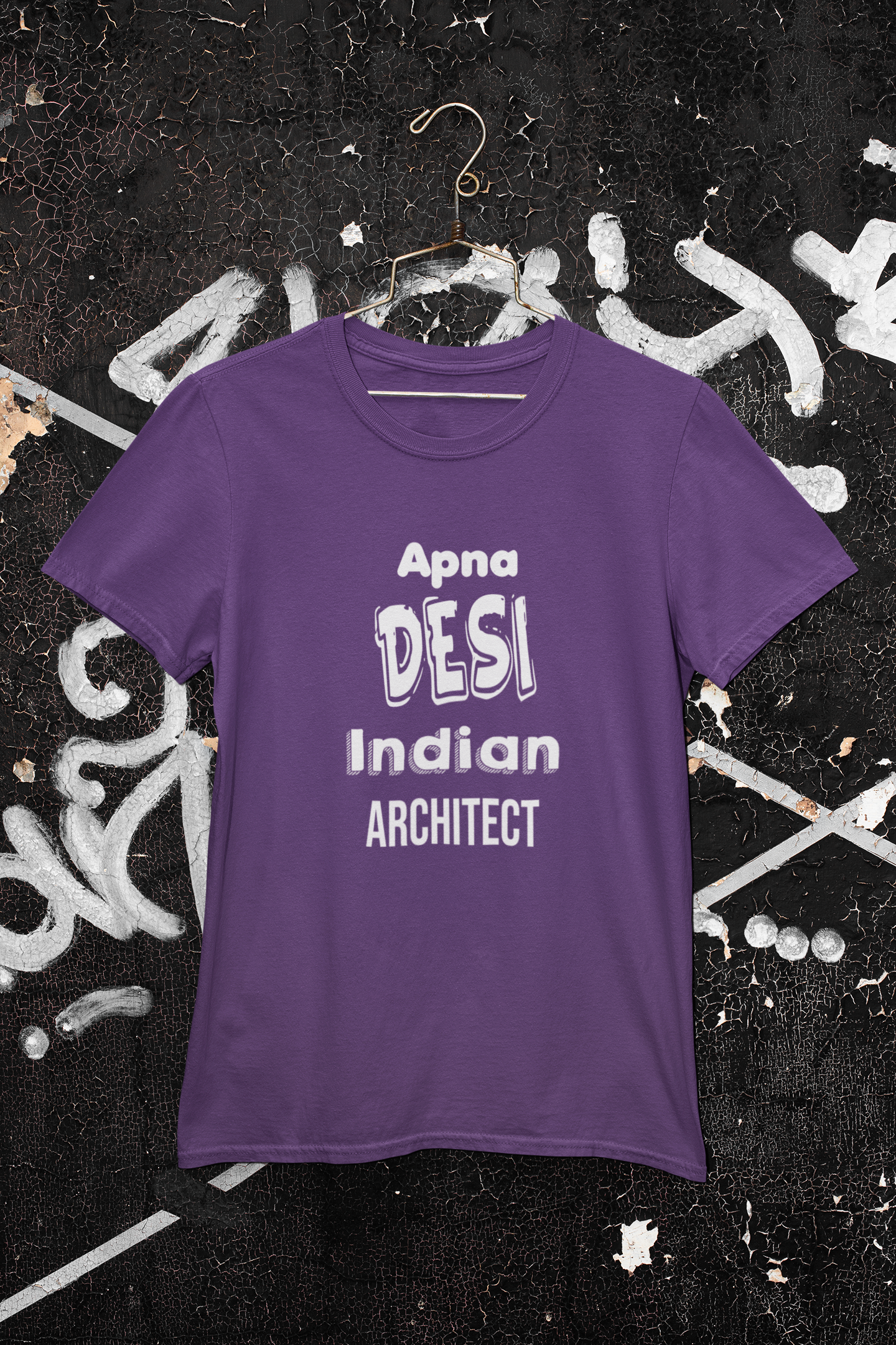 Apna Desi Indian Architect Profession Women Half Sleeves T-shirt- FunkyTeesClub