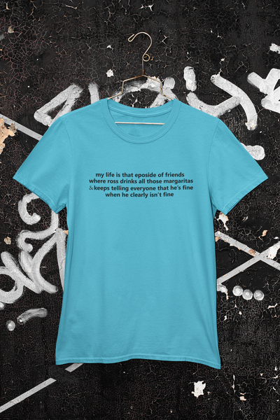 My Life Is That Eposide of Friends Mens Half Sleeves T-shirt- FunkyTeesClub