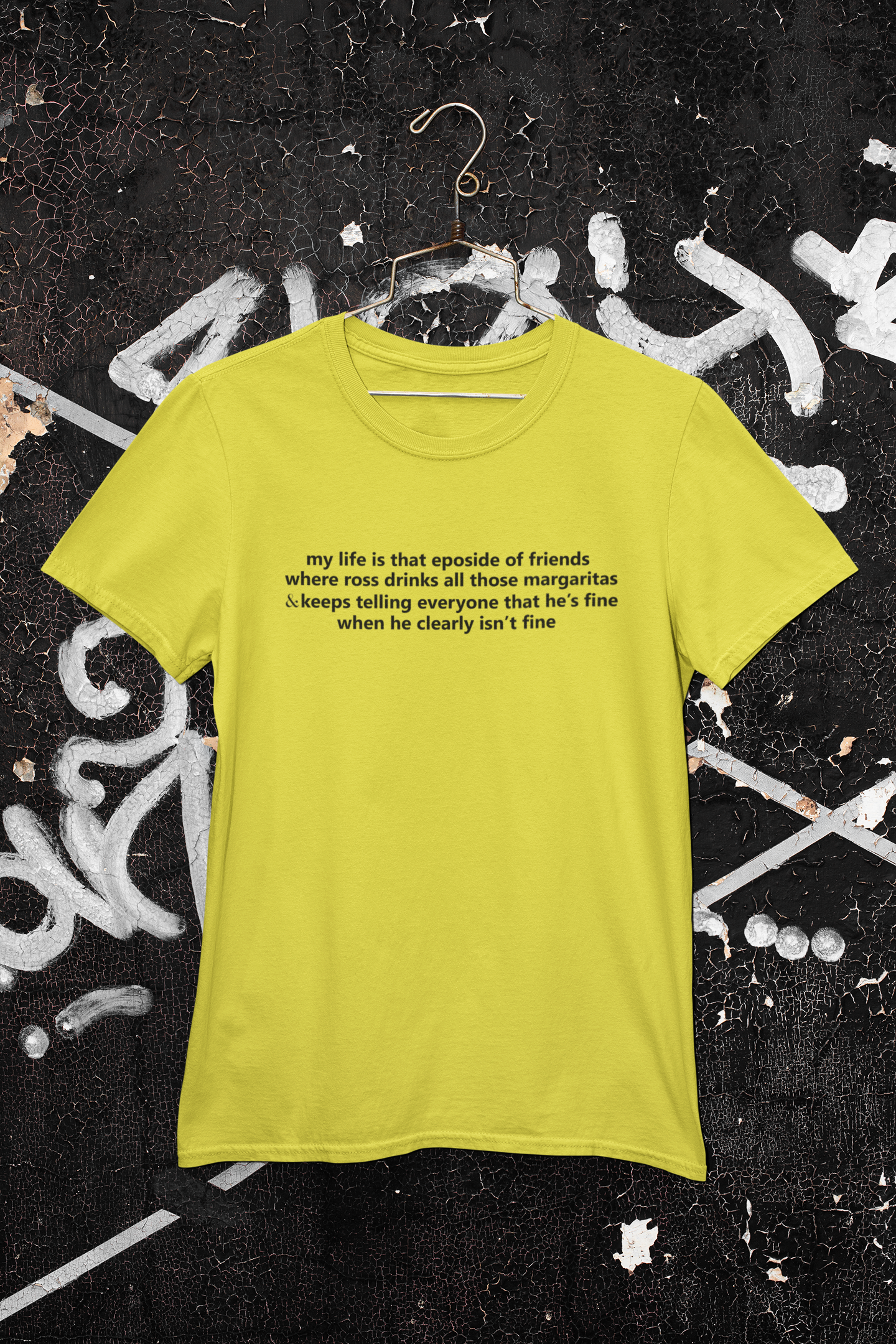 My Life Is That Eposide of Friends Mens Half Sleeves T-shirt- FunkyTeesClub