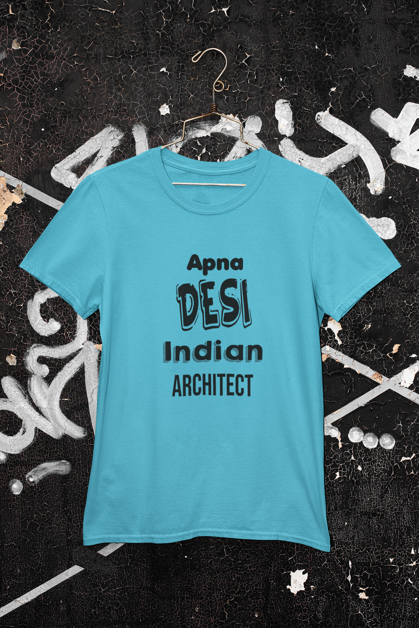 Apna Desi Indian Architect Profession Women Half Sleeves T-shirt- FunkyTeesClub