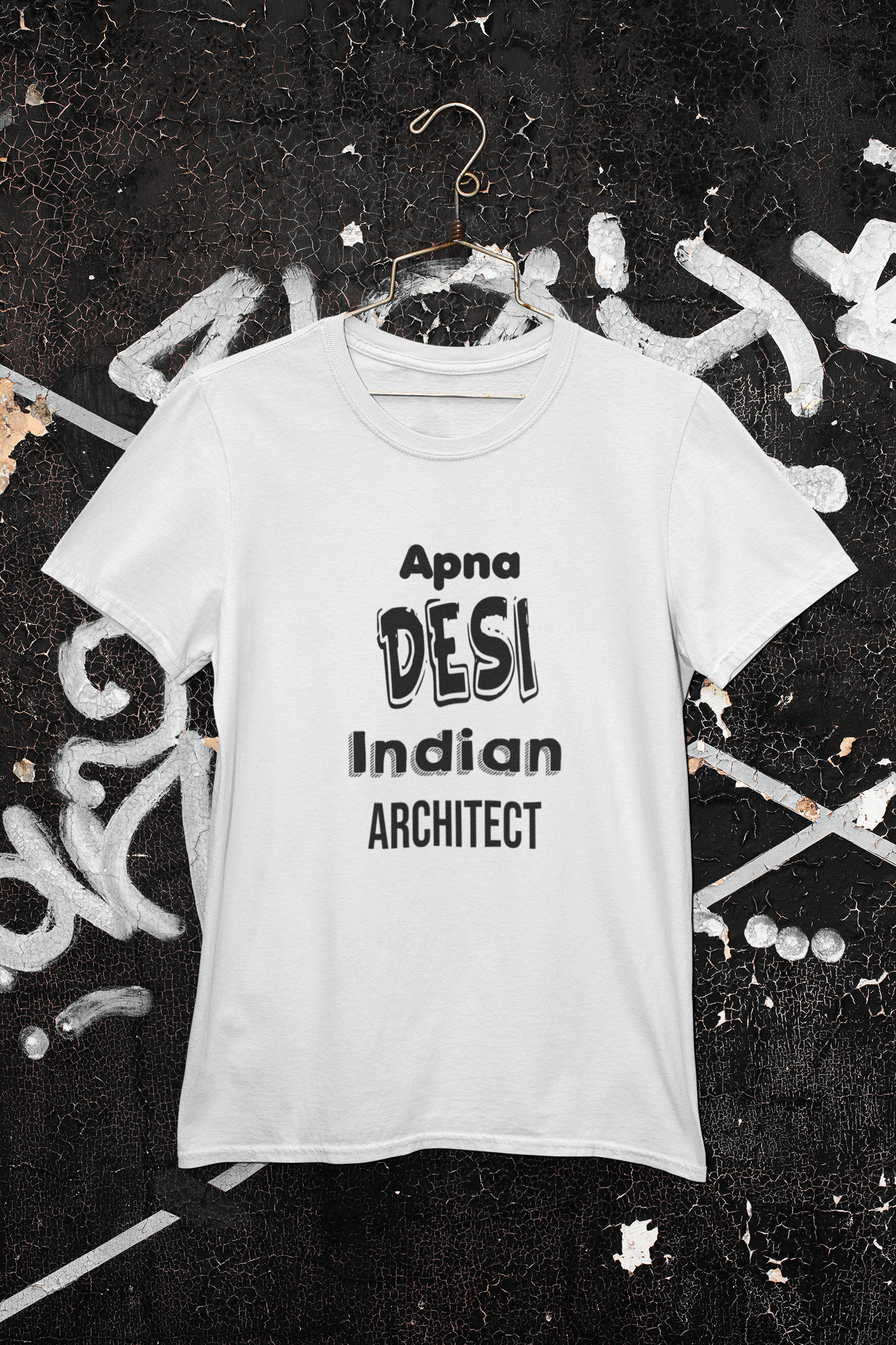 Apna Desi Indian Architect Profession Women Half Sleeves T-shirt- FunkyTeesClub