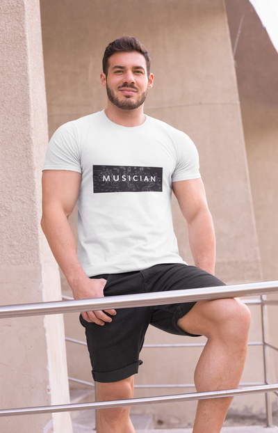 Musician Mens Half Sleeves T-shirt- FunkyTeesClub