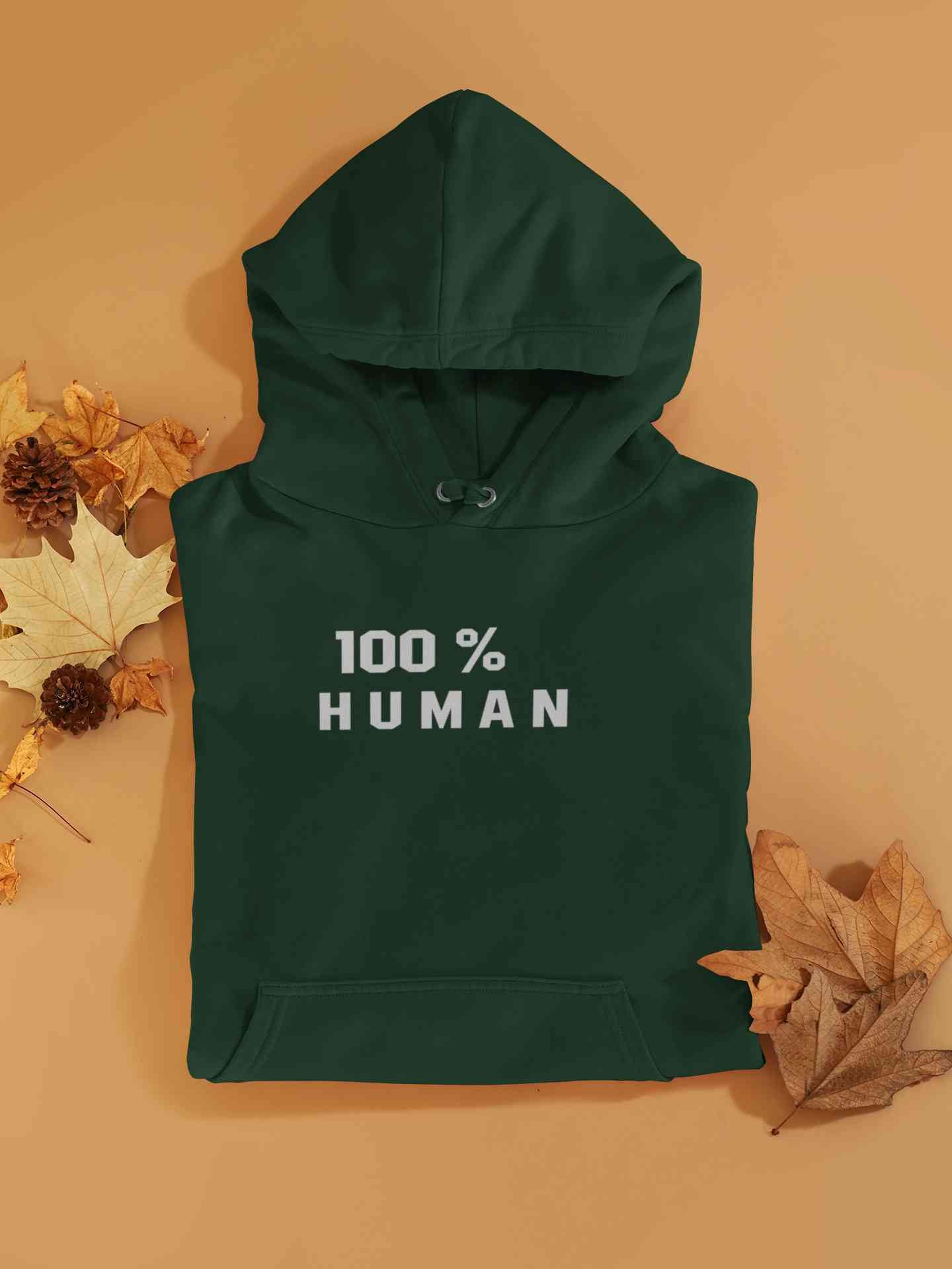 100 Percent Human Minimals Hoodies for Women-FunkyTeesClub