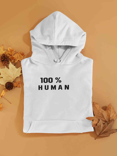 100 Percent Human Minimals Hoodies for Women-FunkyTeesClub