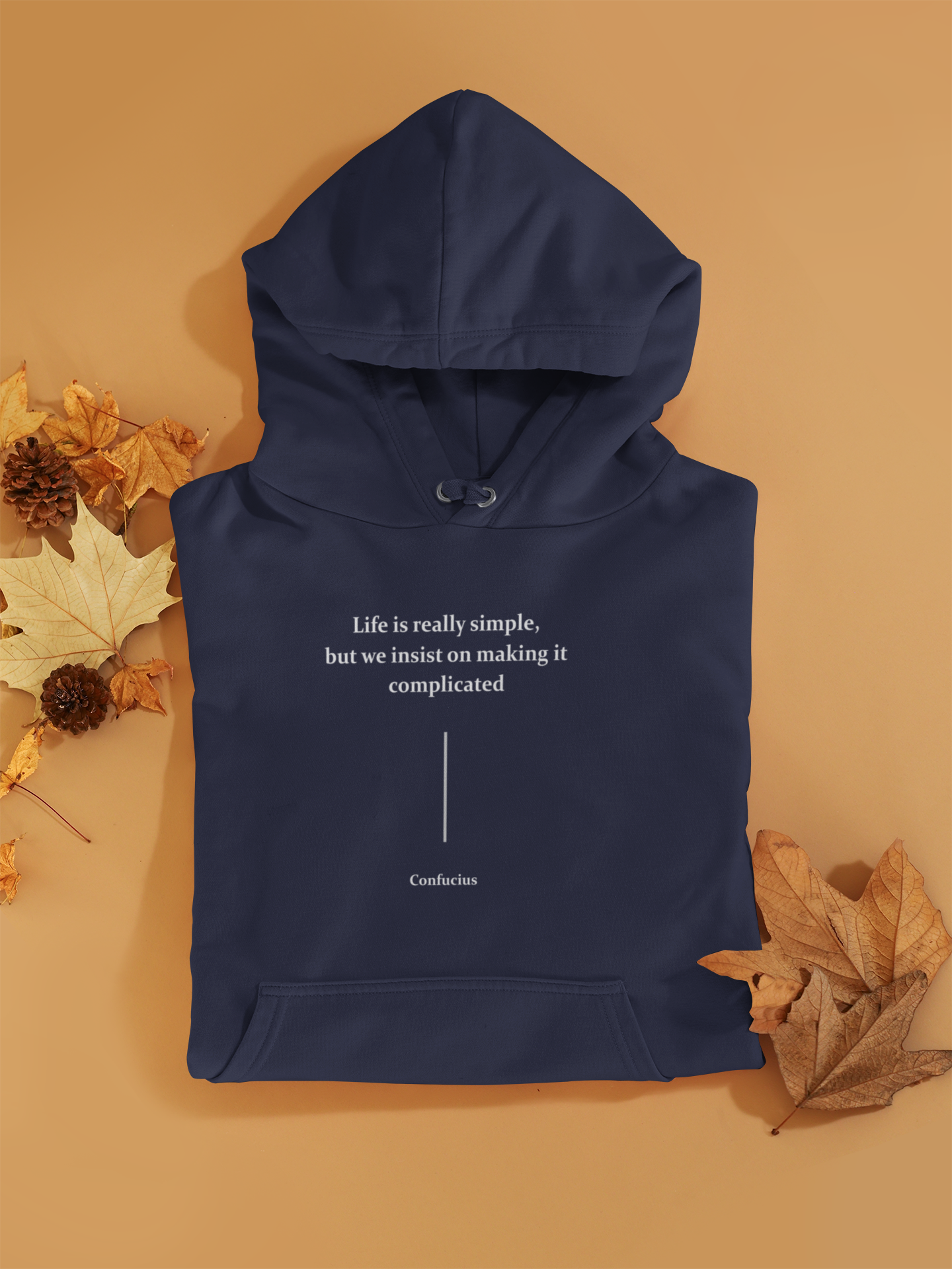 Life Is Really Simple Quotes Men Hoodies-FunkyTeesClub