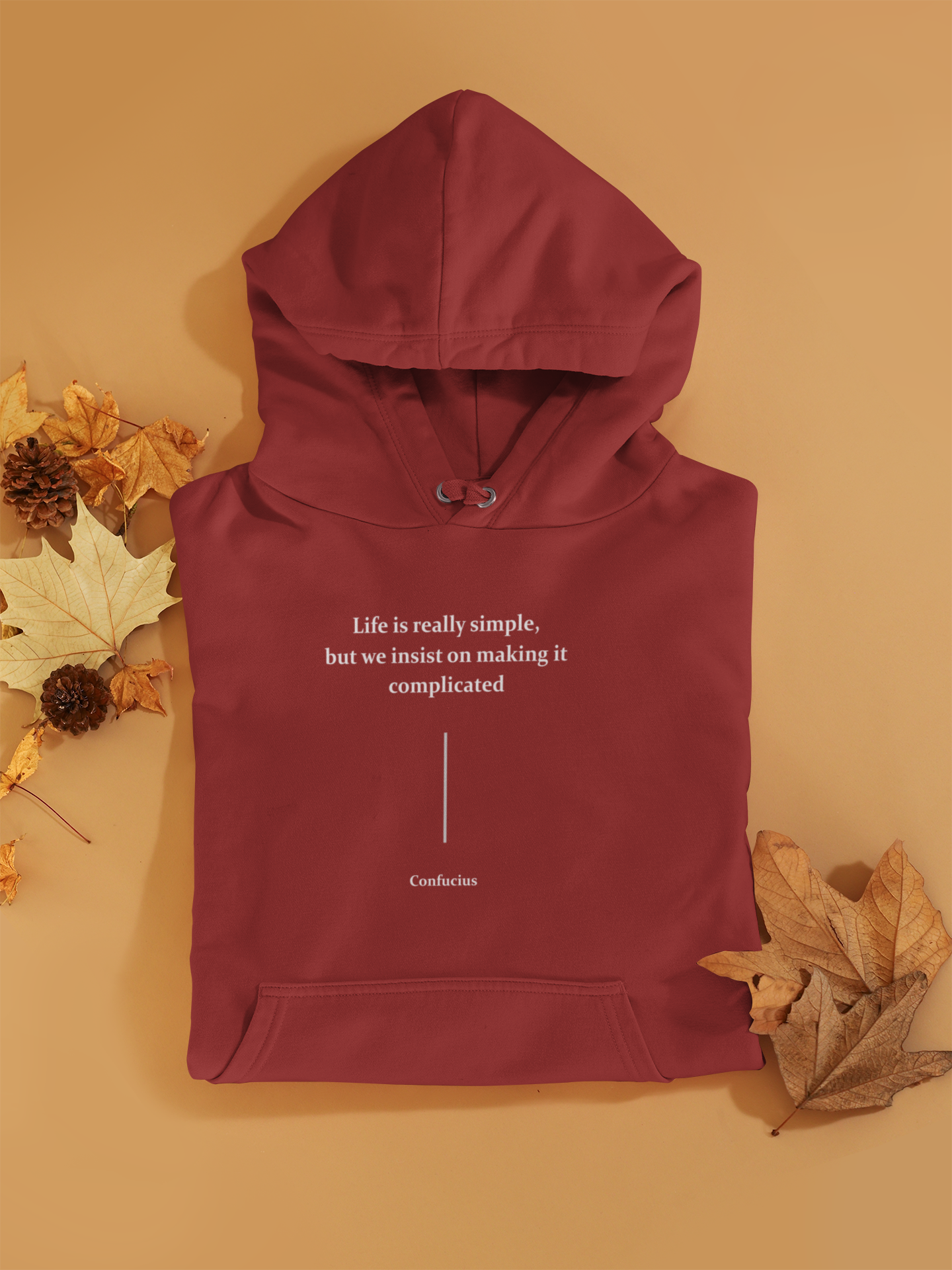 Life Is Really Simple Quotes Hoodies for Women-FunkyTeesClub
