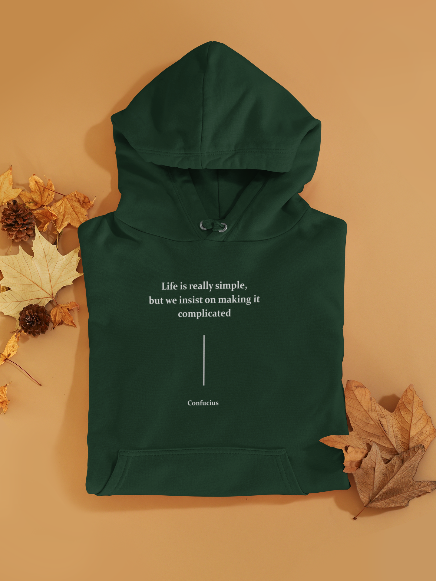 Life Is Really Simple Quotes Men Hoodies-FunkyTeesClub
