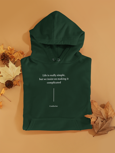 Life Is Really Simple Quotes Men Hoodies-FunkyTeesClub