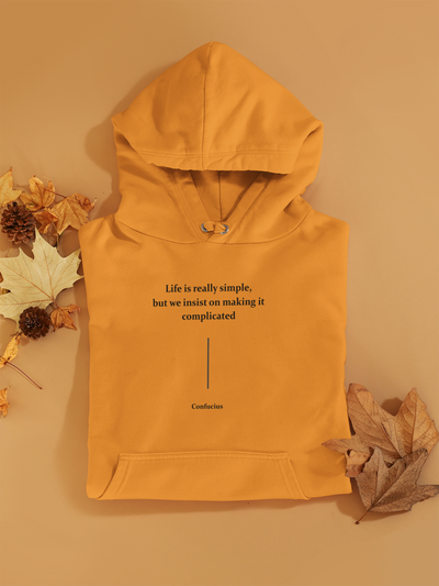 Life Is Really Simple Quotes Men Hoodies-FunkyTeesClub