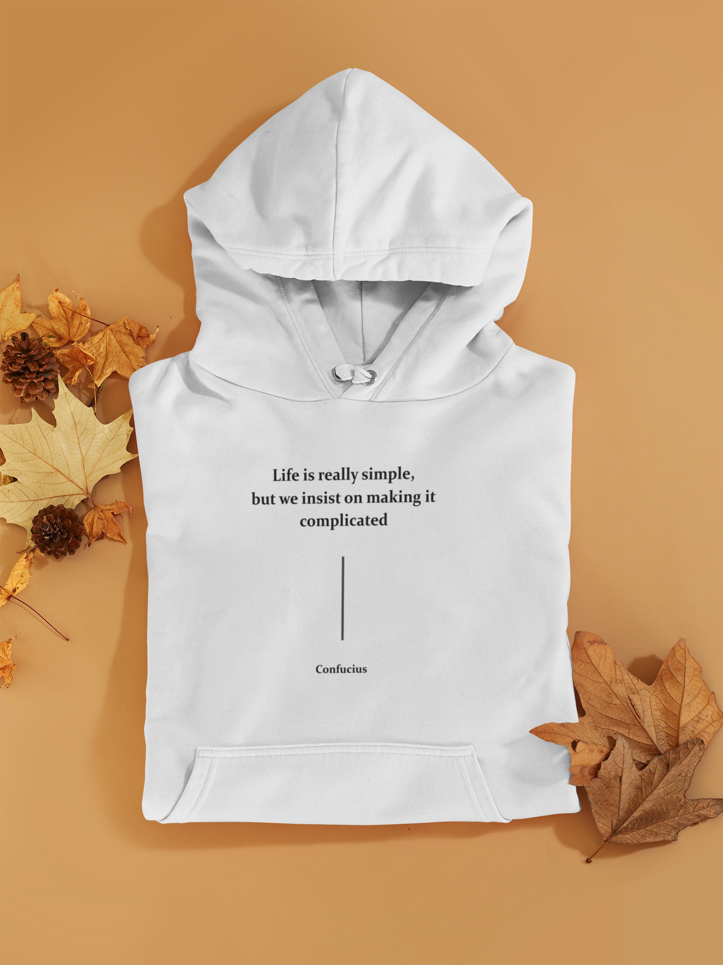 Life Is Really Simple Quotes Hoodies for Women-FunkyTeesClub