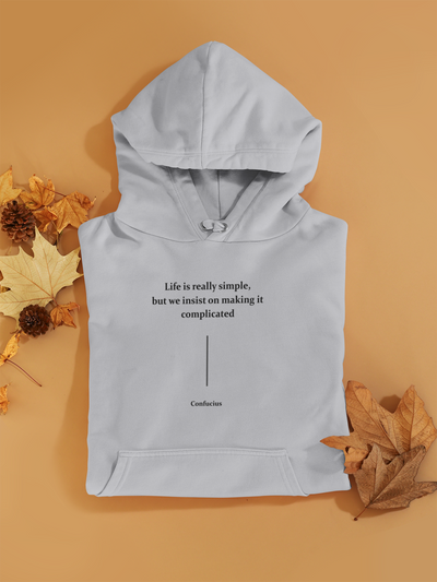 Life Is Really Simple Quotes Men Hoodies-FunkyTeesClub