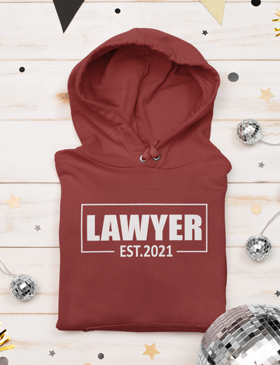 Lawyer Estd 2021 Men Hoodies-FunkyTeesClub