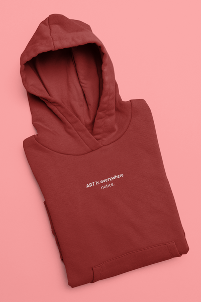 Art Is Everywhere Notice Men Hoodies-FunkyTeesClub