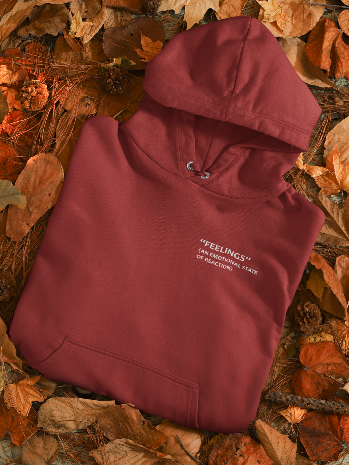 Feelings An Emotional State Of Reaction Hoodies for Women-FunkyTeesClub
