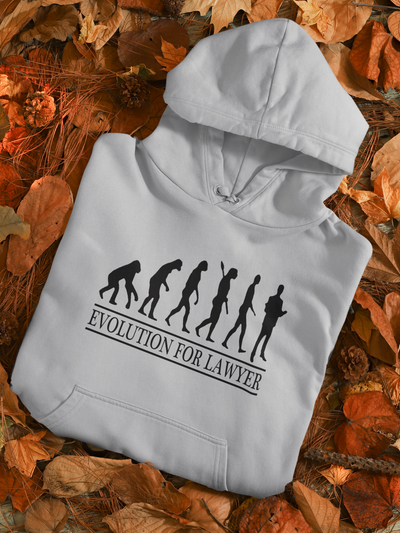 Lawyer Evolution Hoodies for Women-FunkyTeesClub