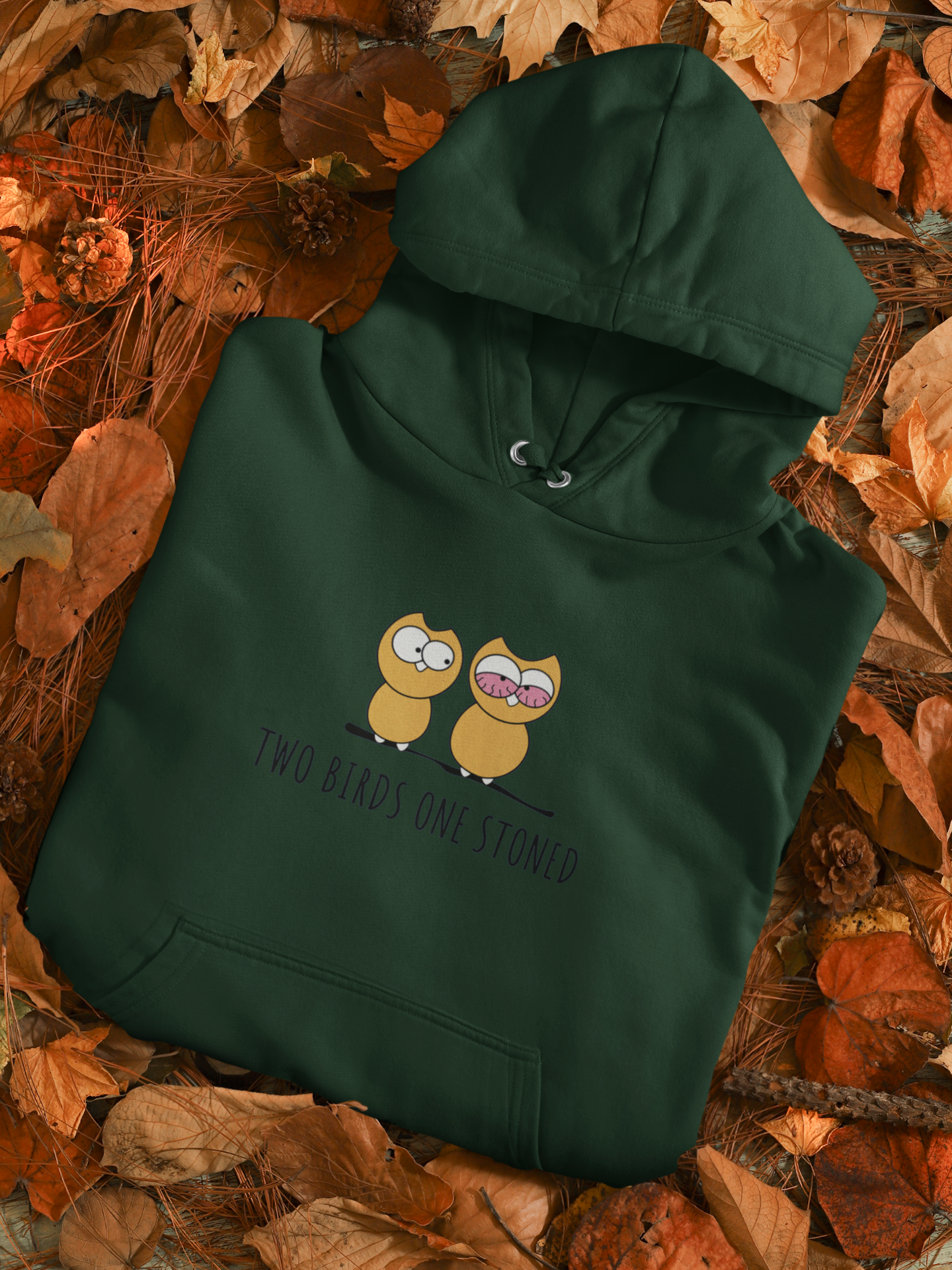 Stoned Bird Men Hoodies-FunkyTeesClub