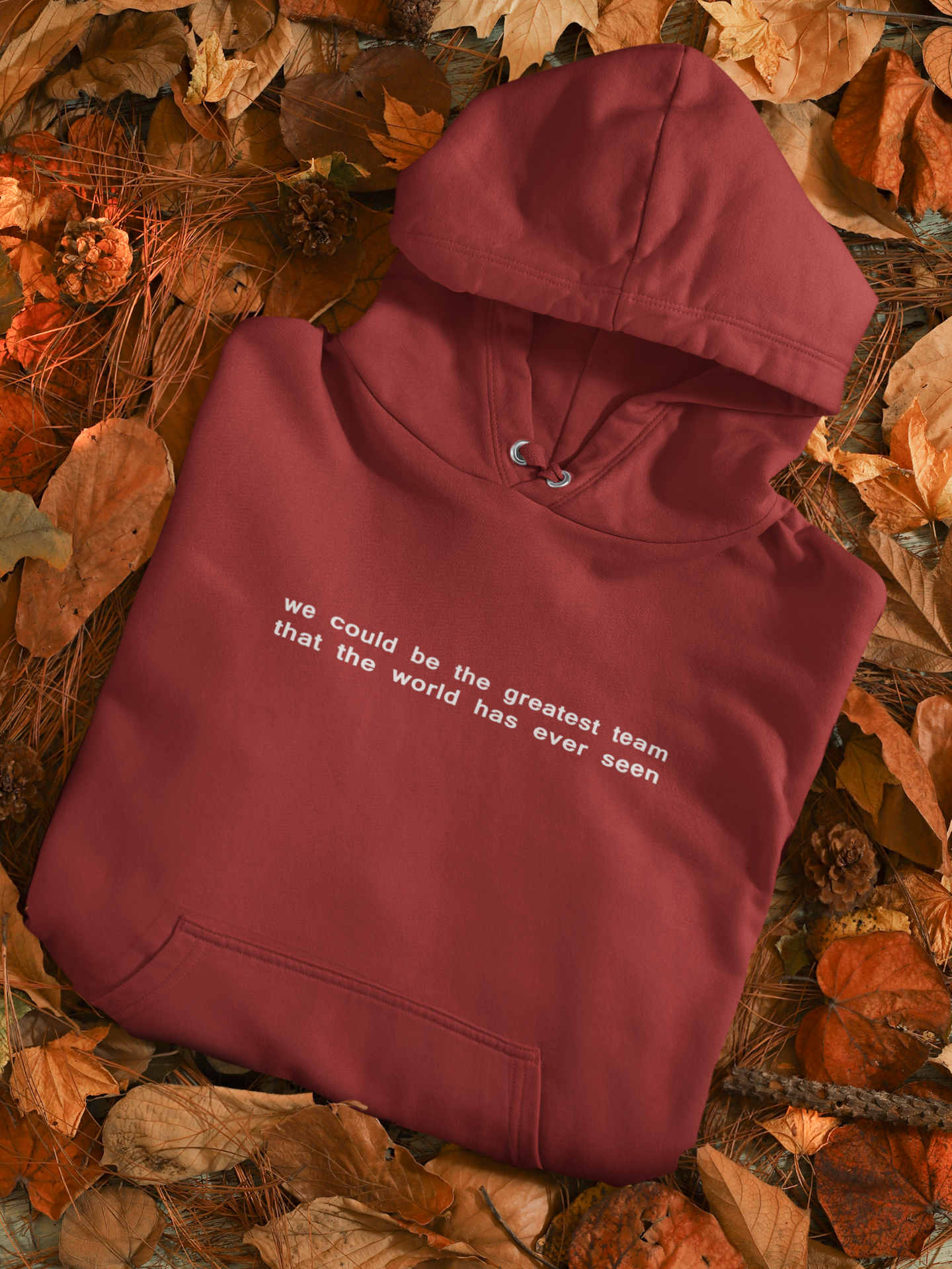 We Could Be The Greatest Team That The World Has Ever Seen Men Hoodies-FunkyTeesClub