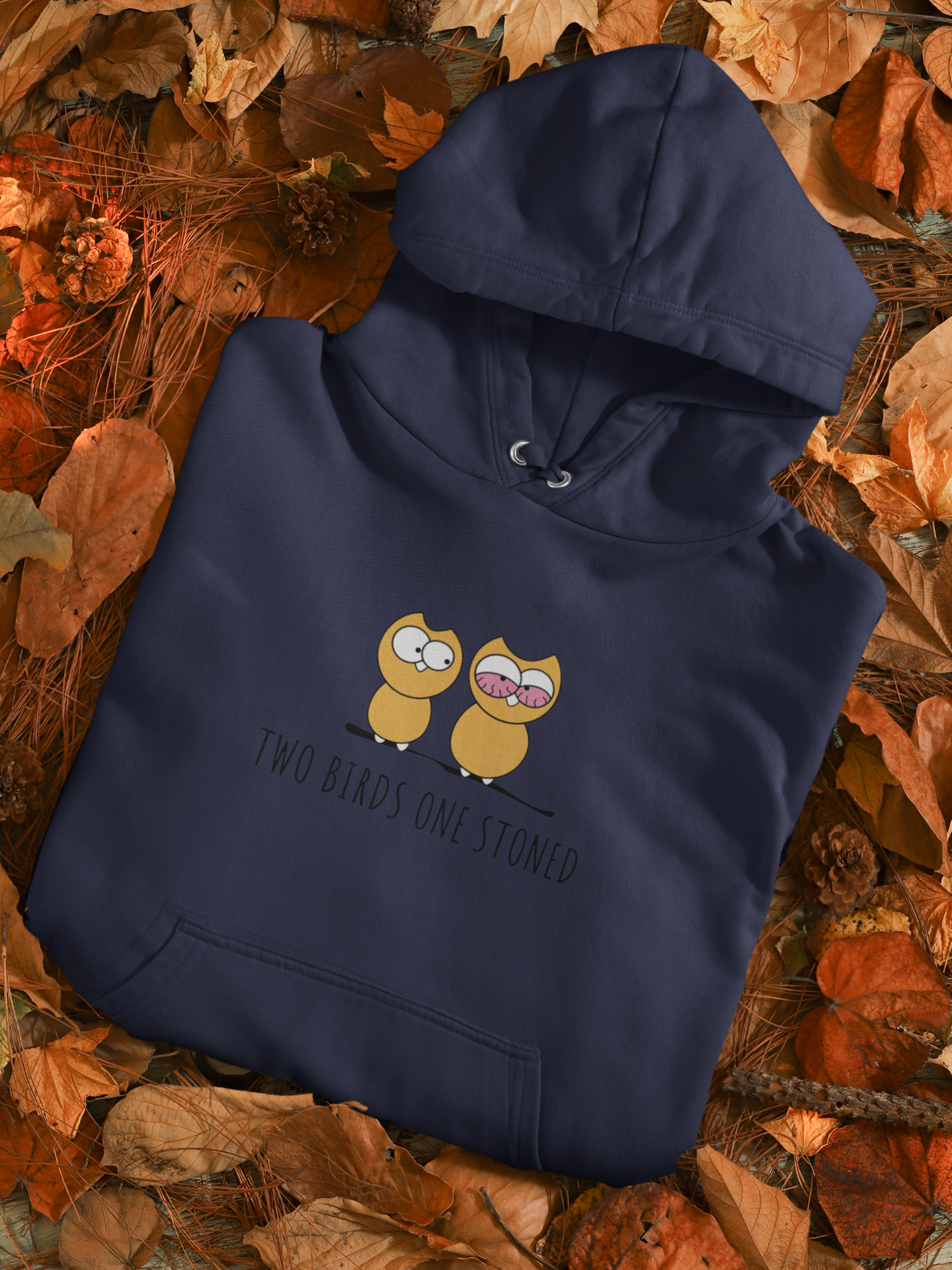 Stoned Bird Men Hoodies-FunkyTeesClub