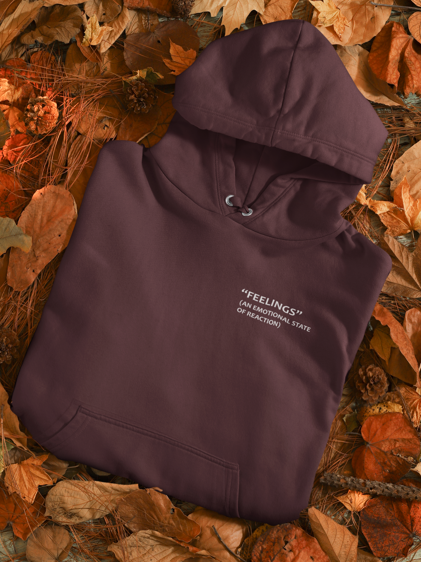 Feelings An Emotional State Of Reaction Hoodies for Women-FunkyTeesClub