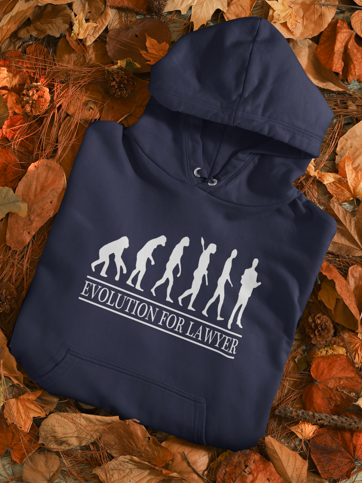 Lawyer Evolution Men Hoodies-FunkyTeesClub