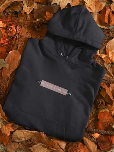 Play Lofi At My Funeral Hoodies for Women-FunkyTeesClub